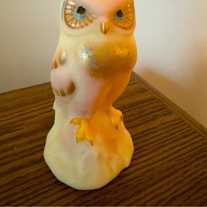 Fenton glass owl